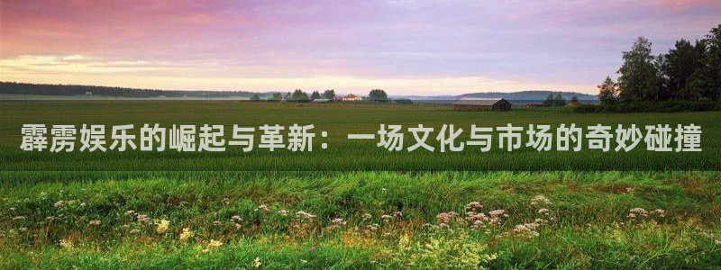 壹号大舞台娱乐app下载安装：霹雳娱乐的崛起与革新：一场文化与市场的奇妙碰撞