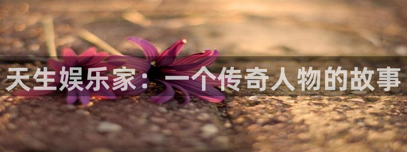 壹号电子娱乐app下载：天生娱乐家：一个传奇人物的故事