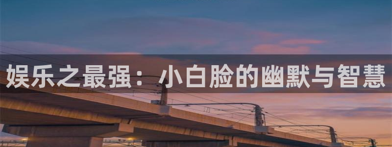 耀世娱乐app：娱乐之最强：小白脸的幽默与智慧